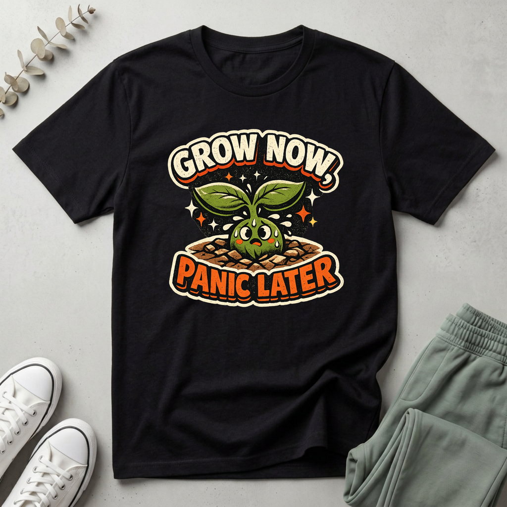 Grow Now Panic Later T-Shirt