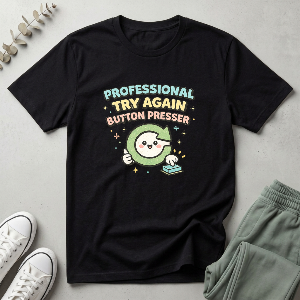 Try Again Button Presser T-Shirt