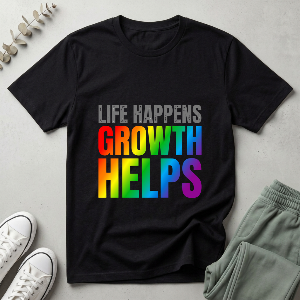 Life Happens Growth Helps T-Shirt