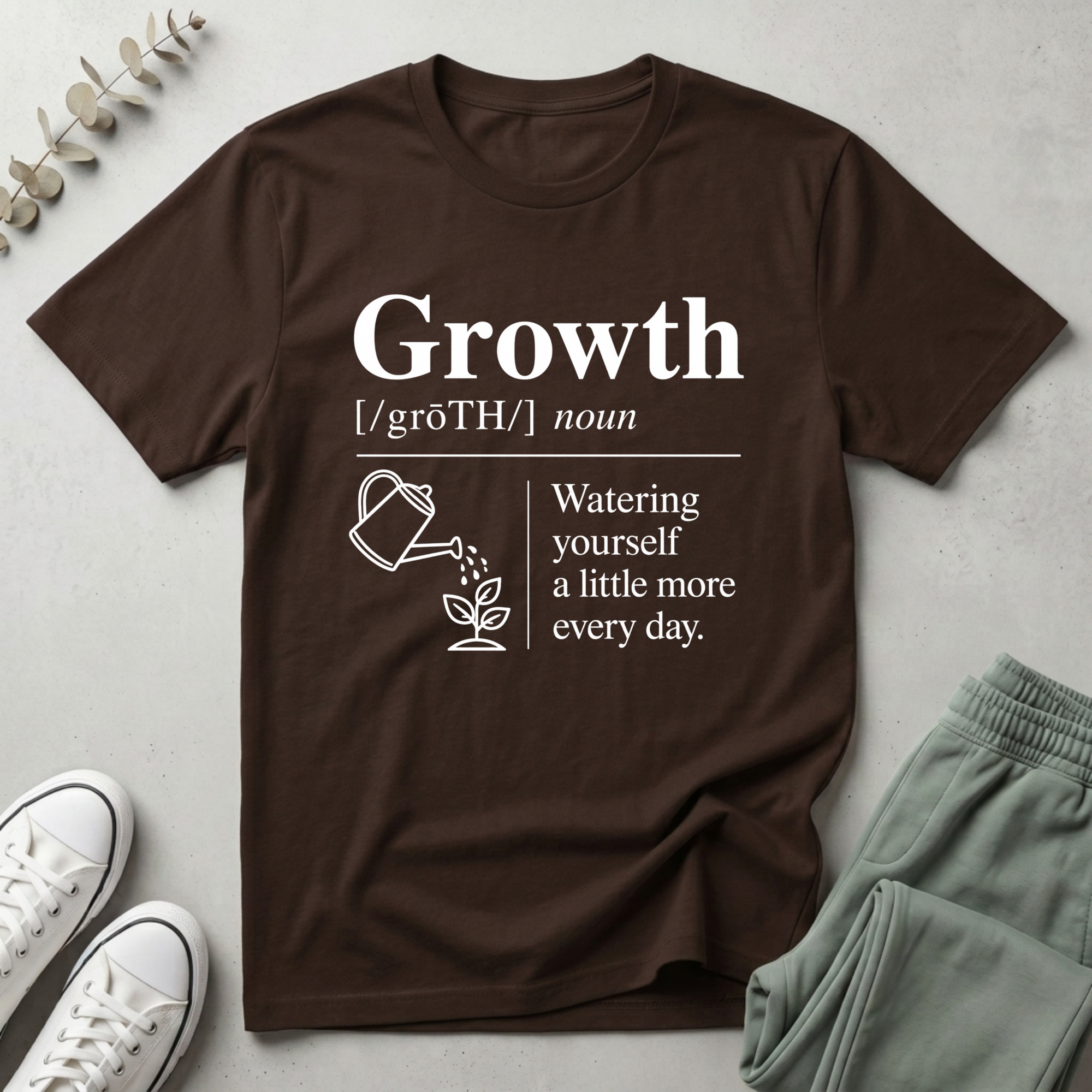 Growth White T-Shirt