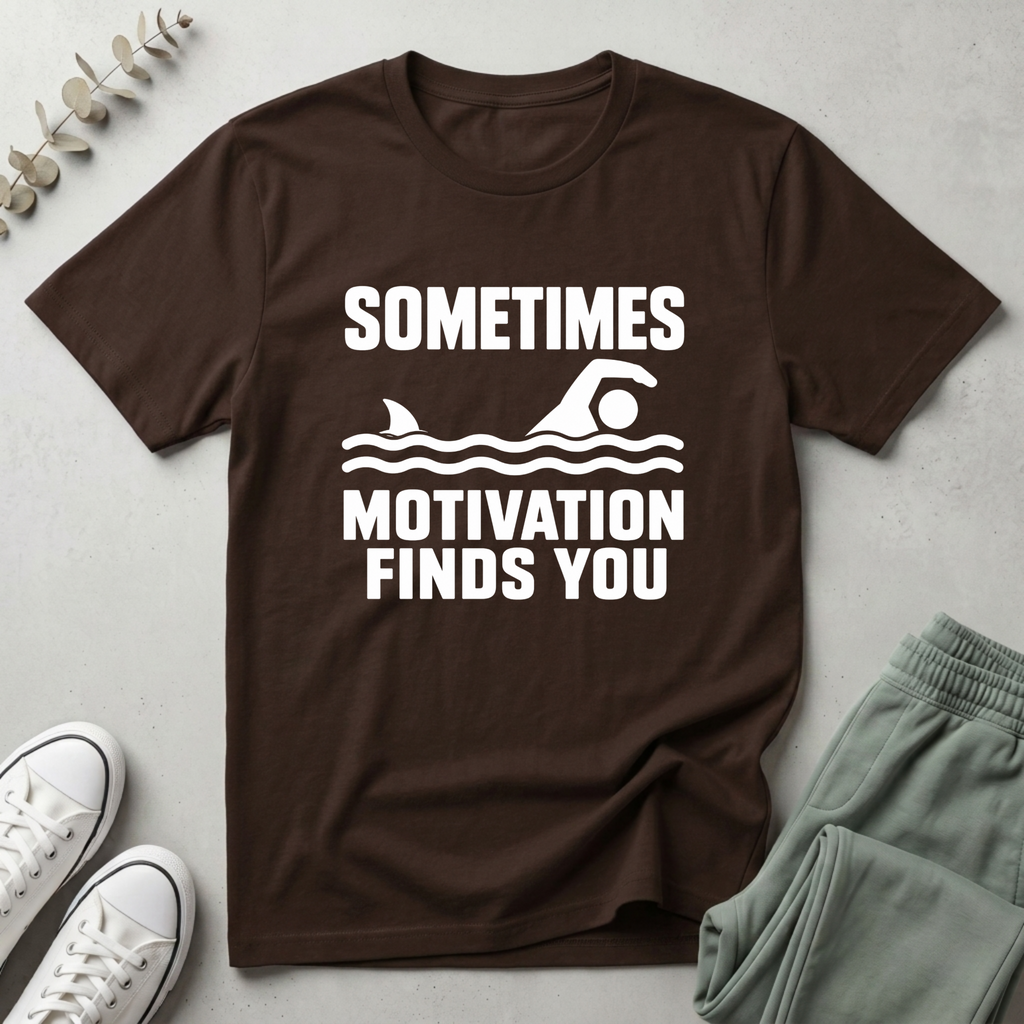 Sometimes Motivation Finds You T-Shirt