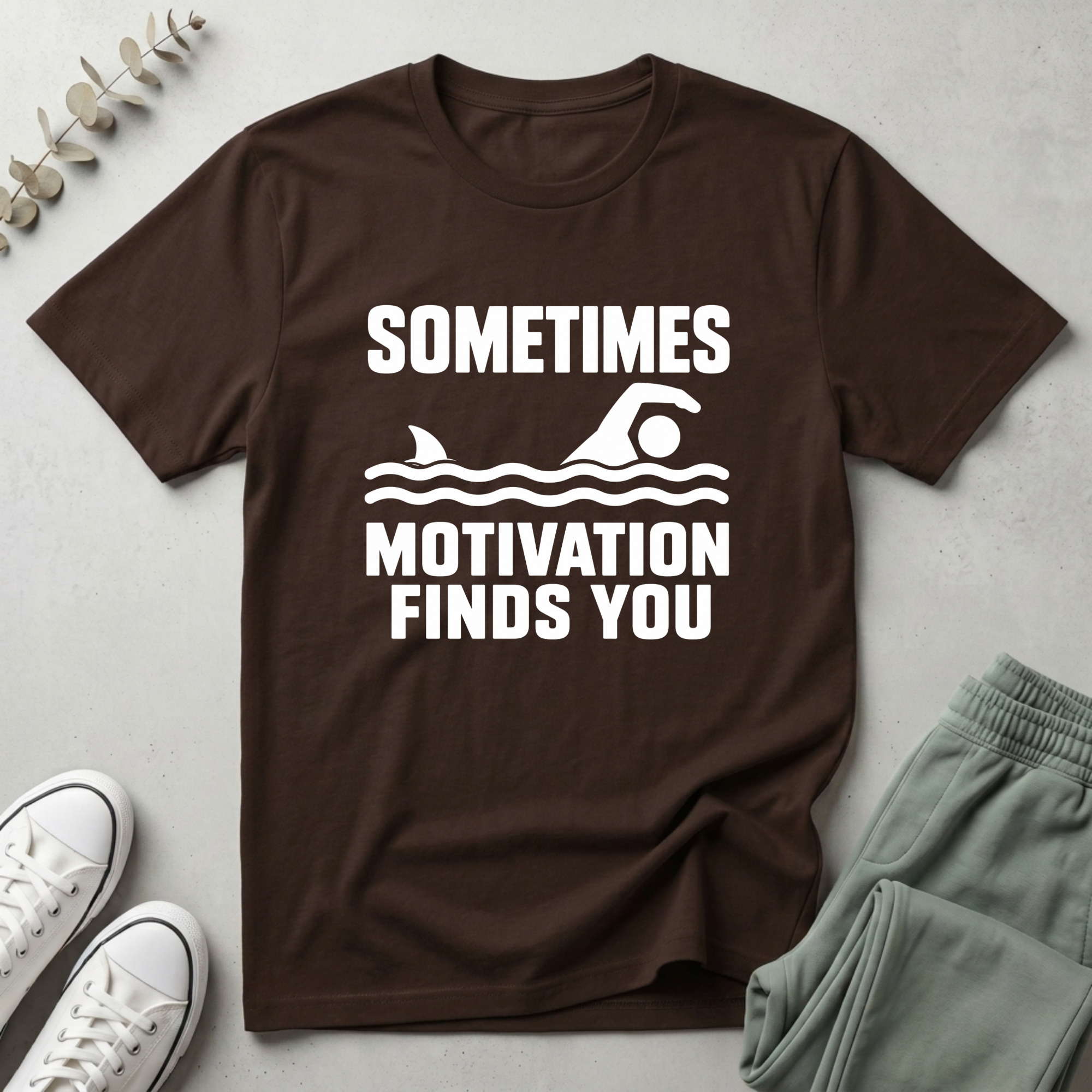 Sometimes Motivation Finds You T-Shirt