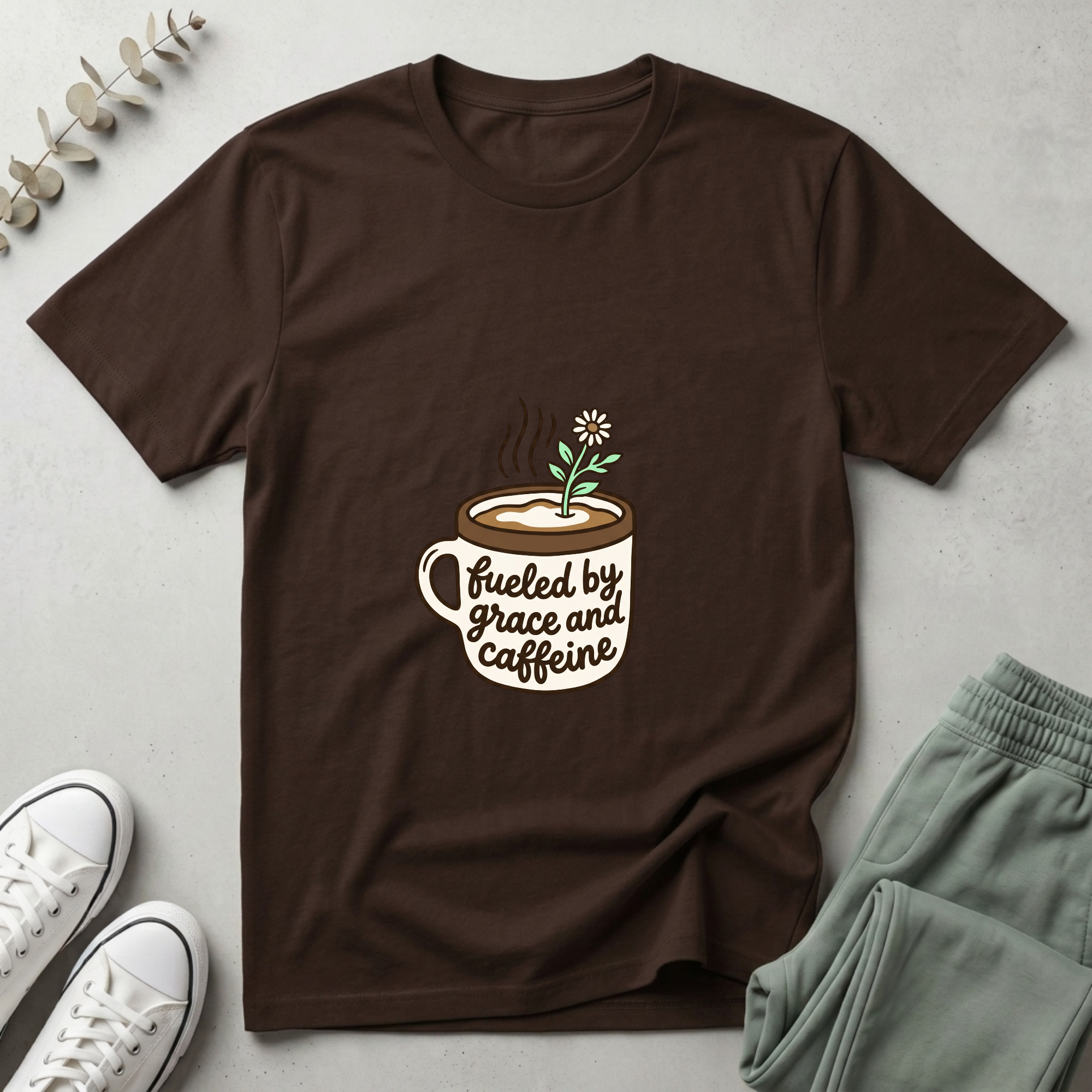 Fueled By Grace And Caffeine T-Shirt