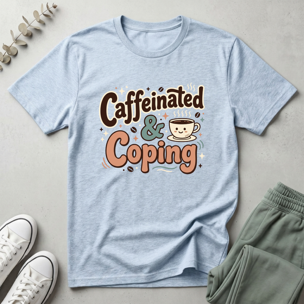 Caffeinated & Coping T-Shirt