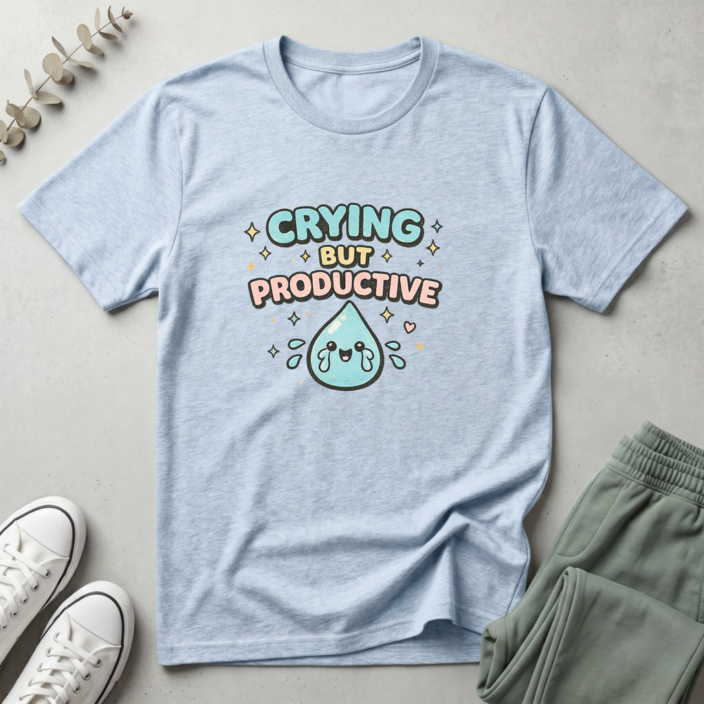 Crying But Productive T-Shirt