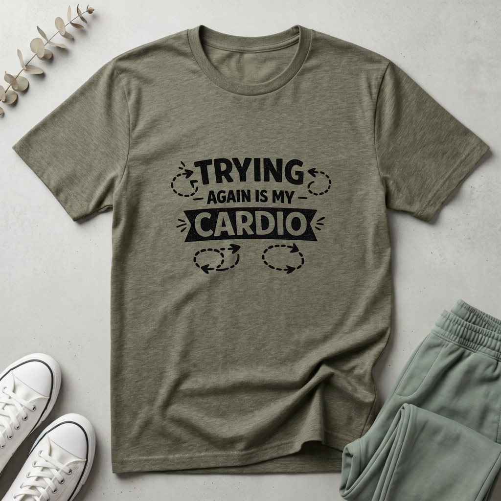 Trying Again Is My Cardio T-Shirt