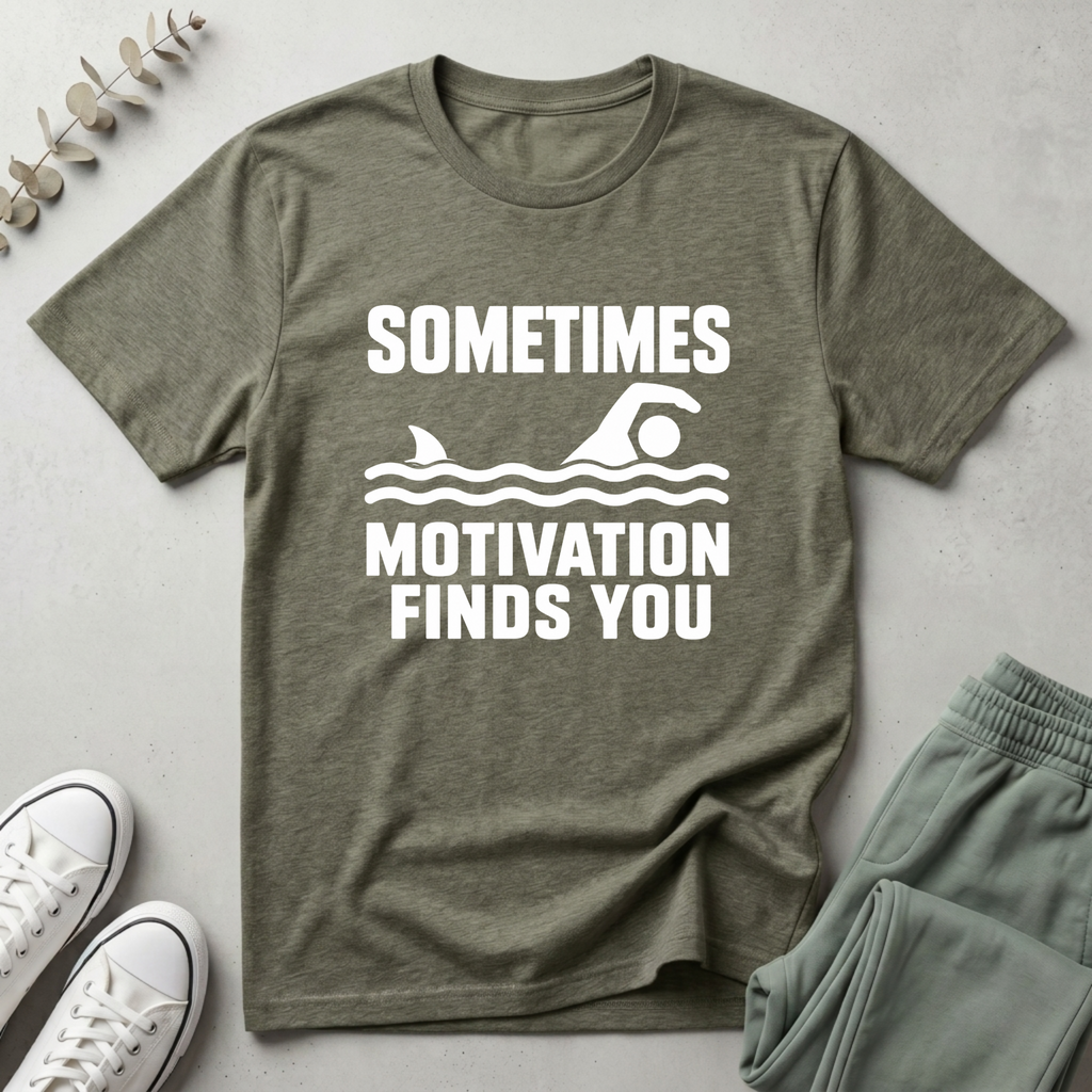Sometimes Motivation Finds You T-Shirt
