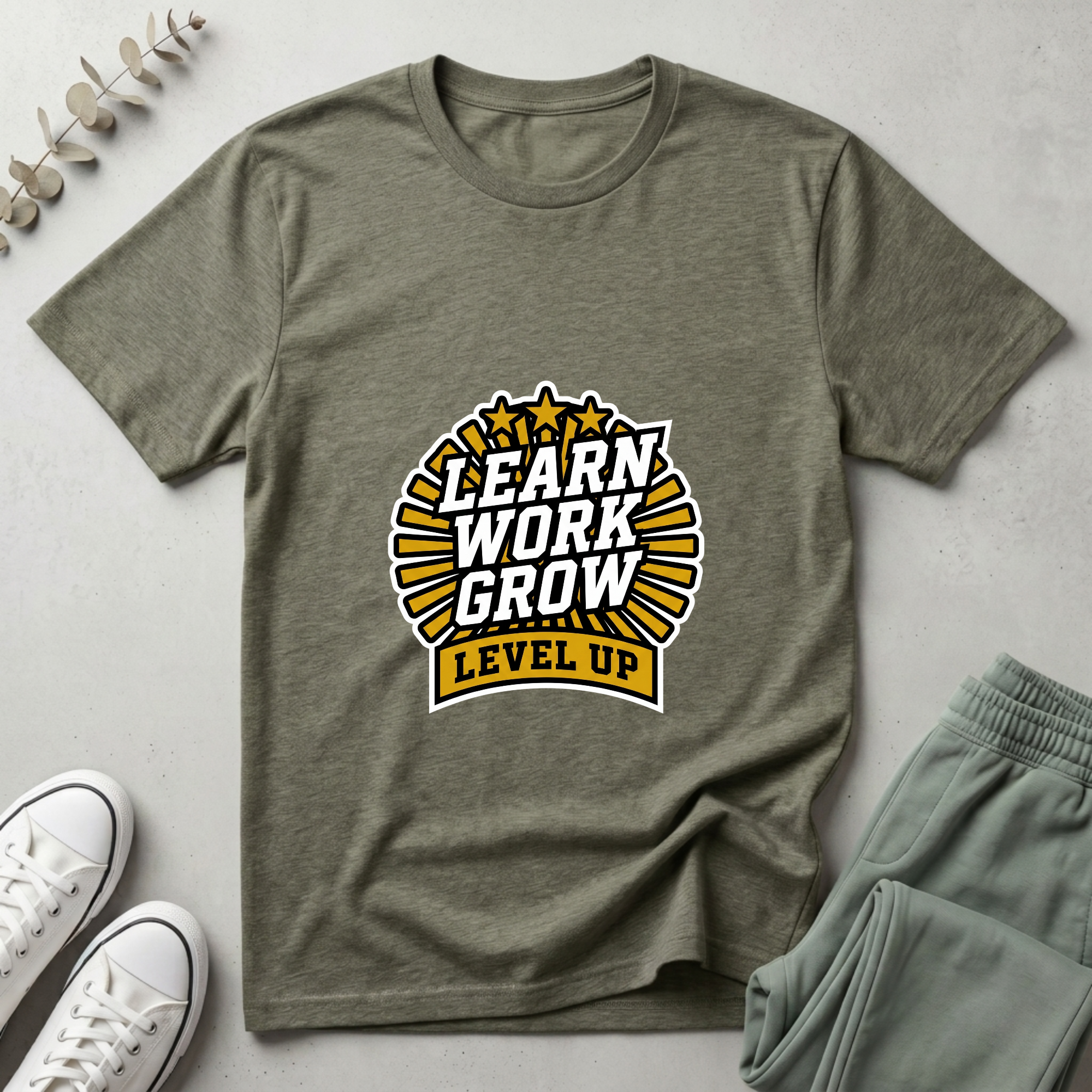Learn Work Grow T-Shirt