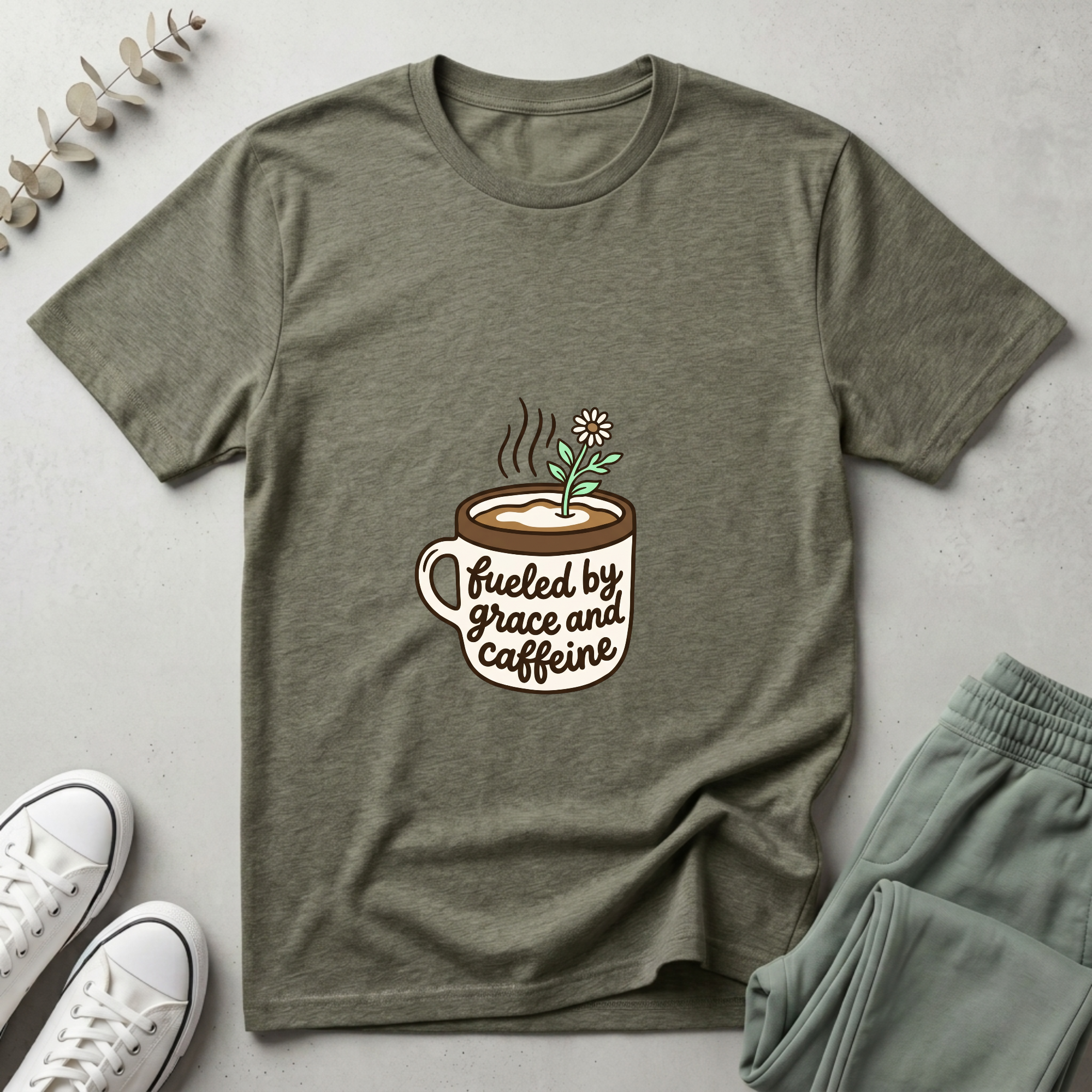 Fueled By Grace And Caffeine T-Shirt