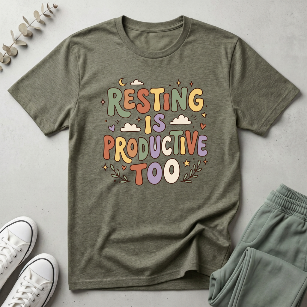 Resting Is Productive Too T-Shirt