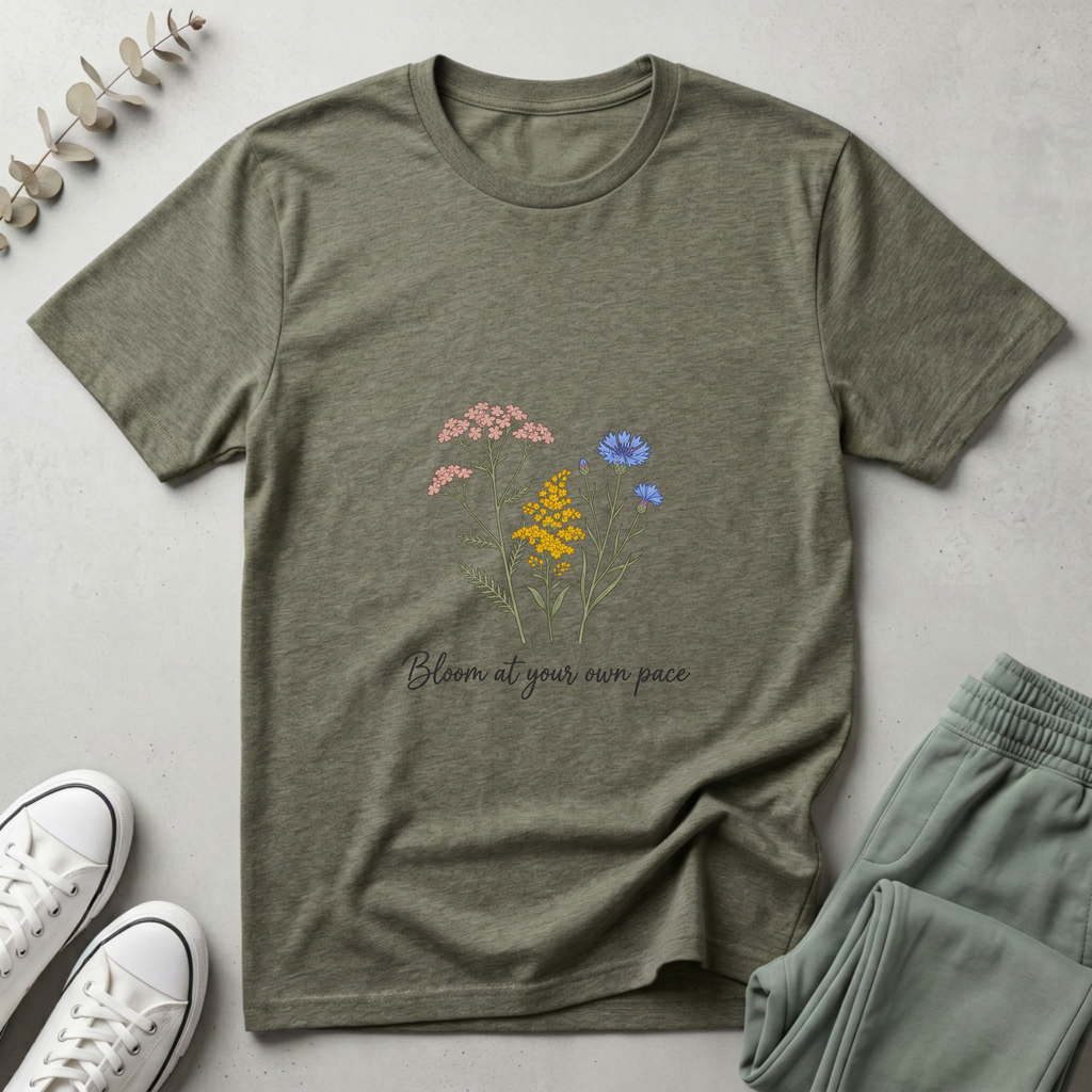 Bloom At Your Own Pace T-Shirt