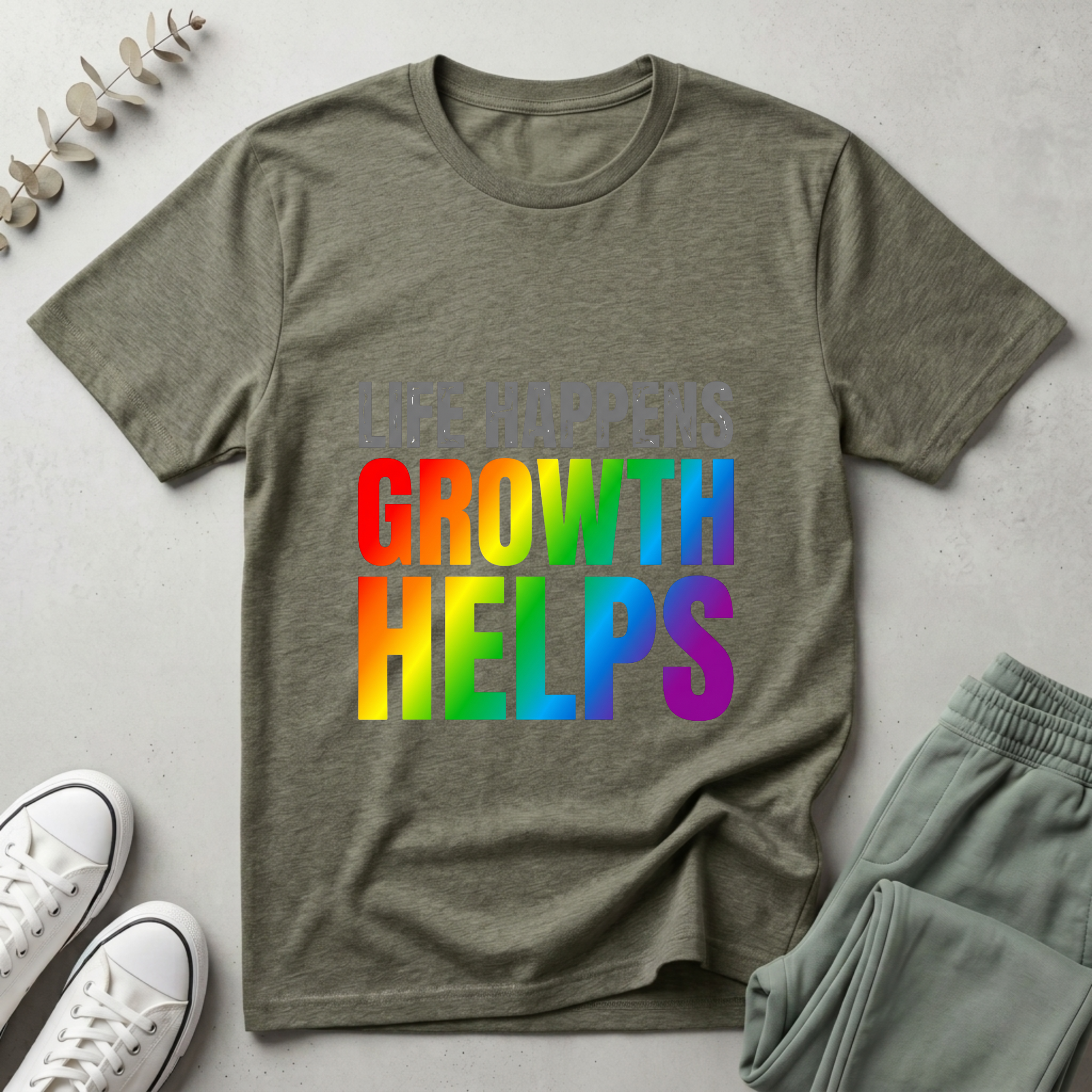 Life Happens Growth Helps T-Shirt