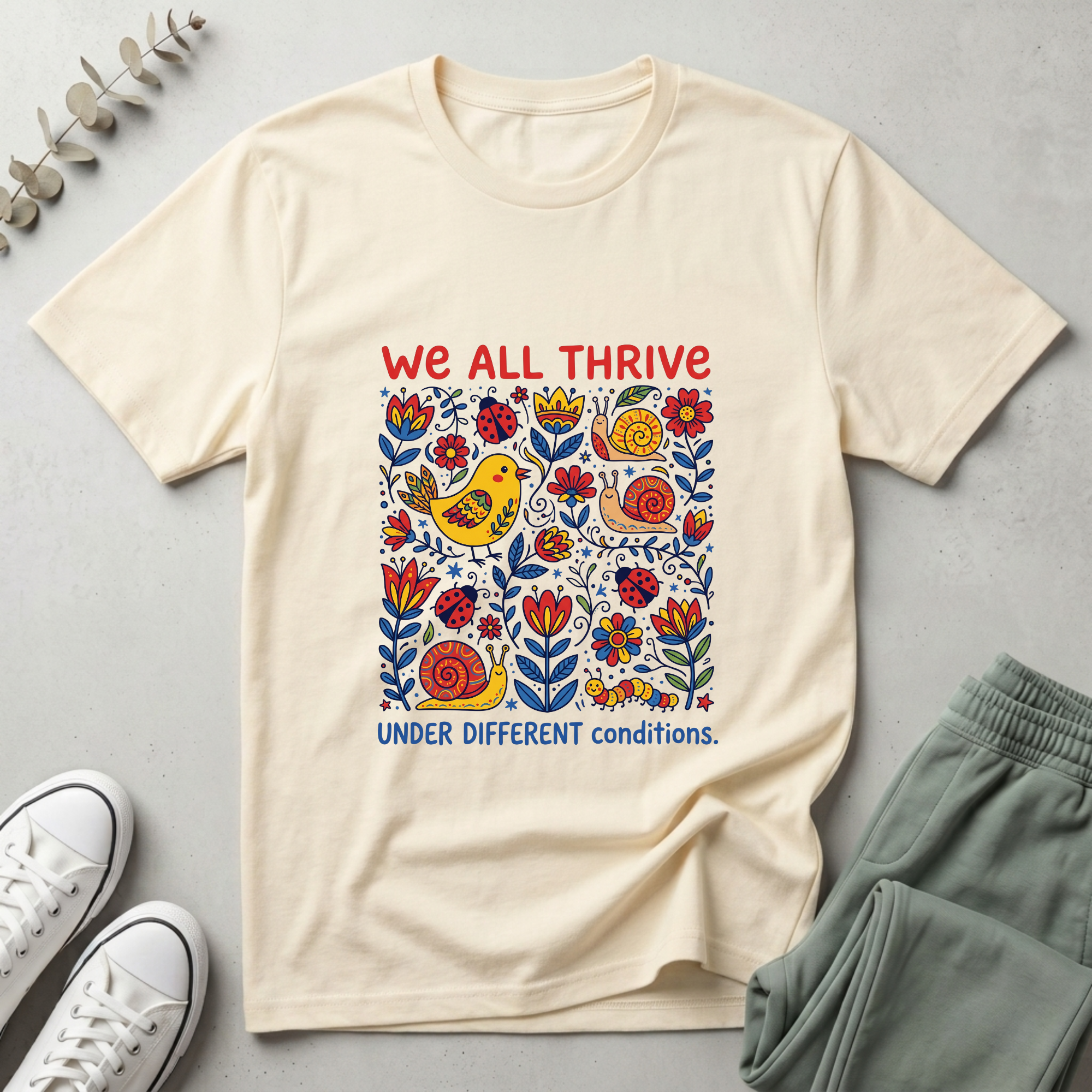 We All Thrive Under Different Conditions T-Shirt