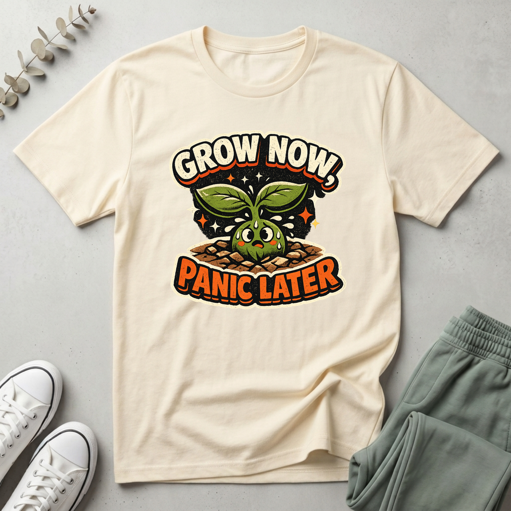 Grow Now Panic Later T-Shirt