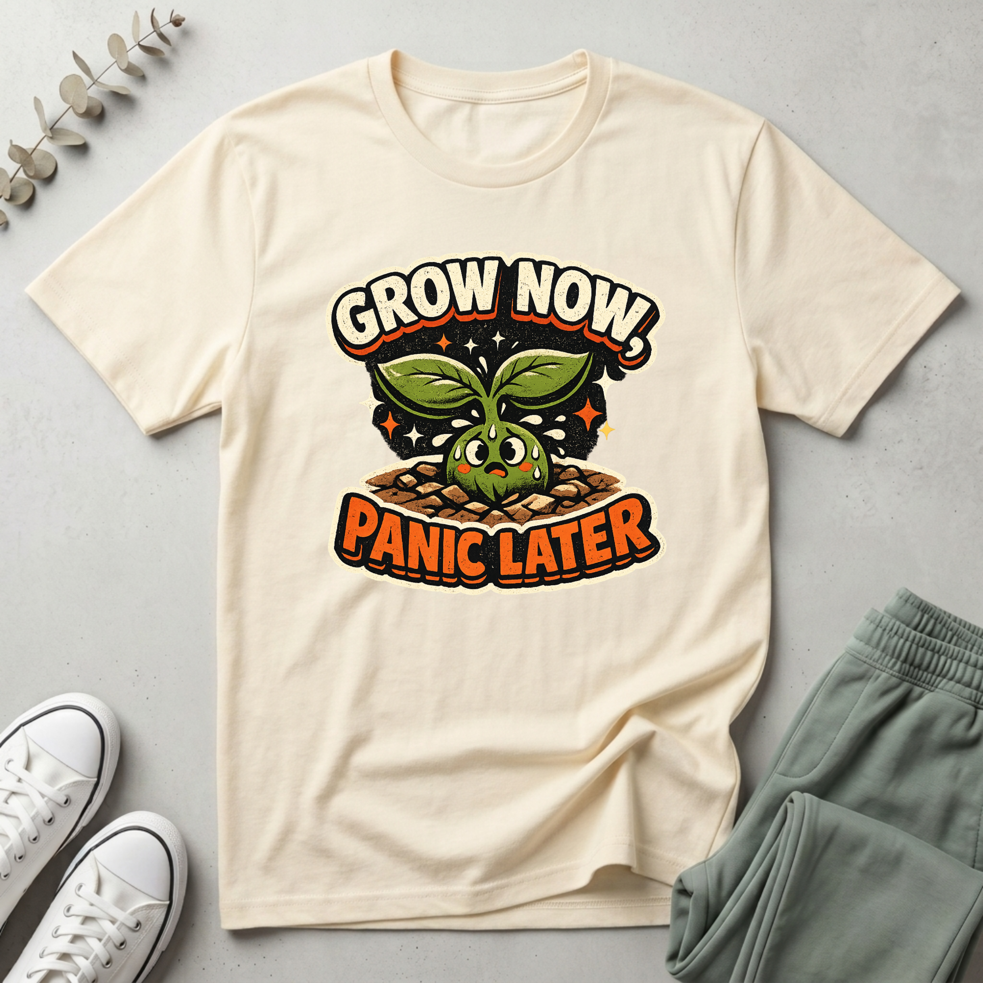 Grow Now Panic Later T-Shirt