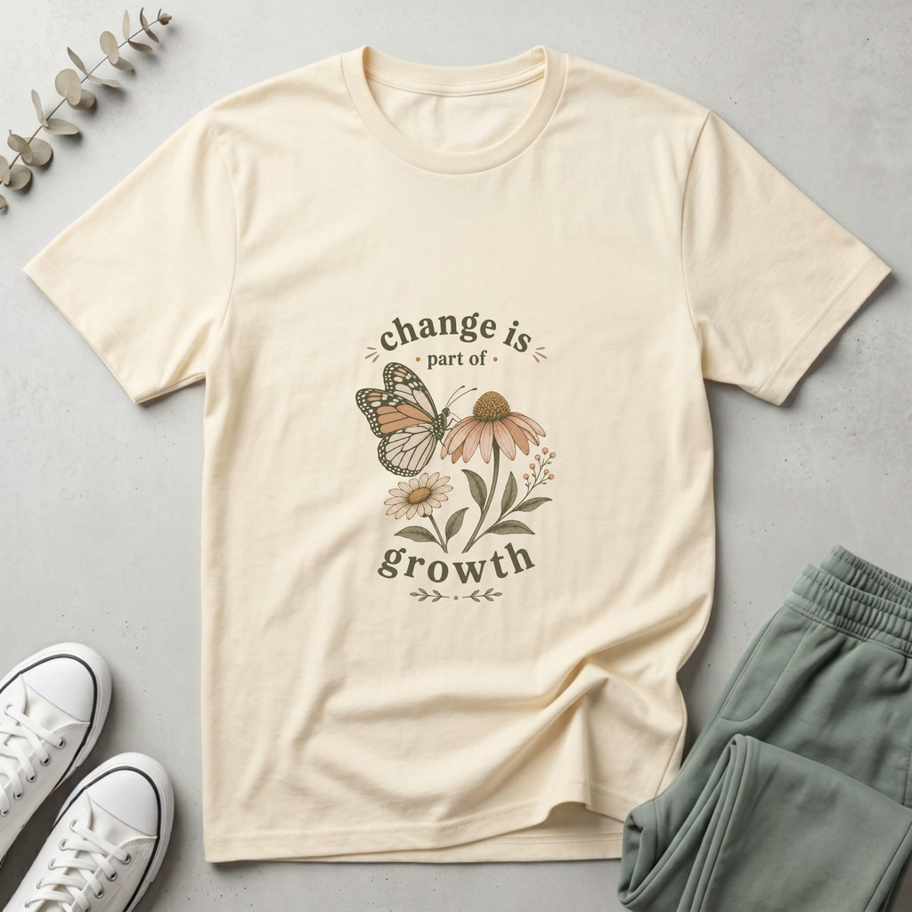 Change Is Part Of Growth T-Shirt