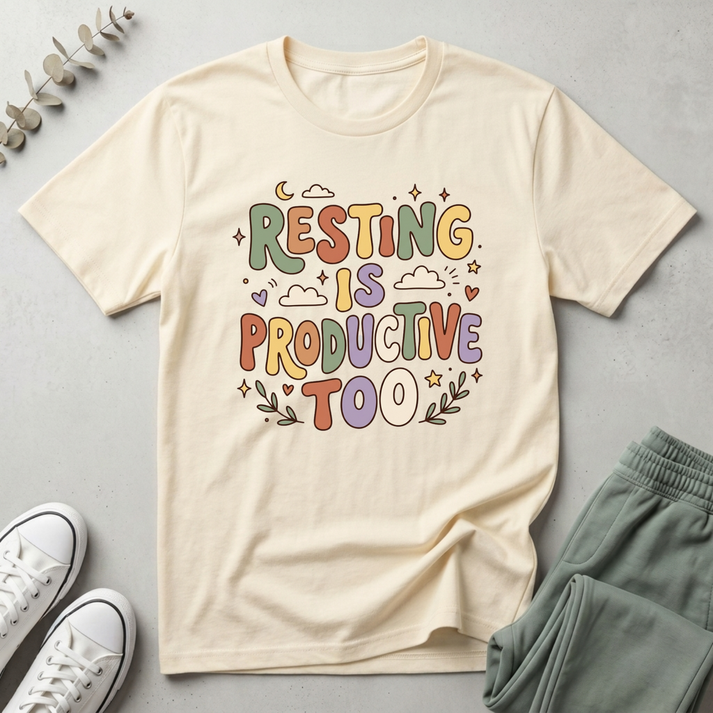 Resting Is Productive Too T-Shirt