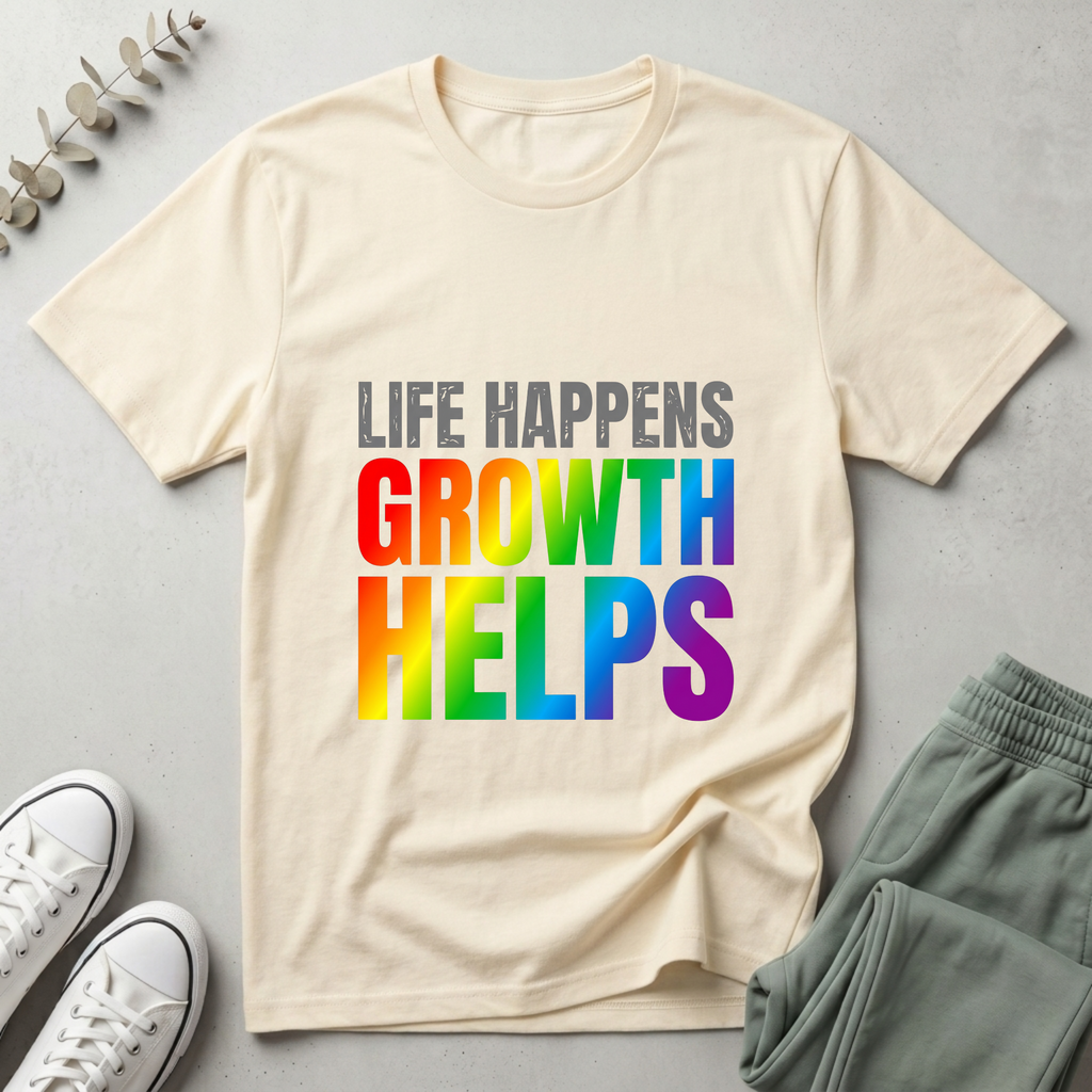 Life Happens Growth Helps T-Shirt