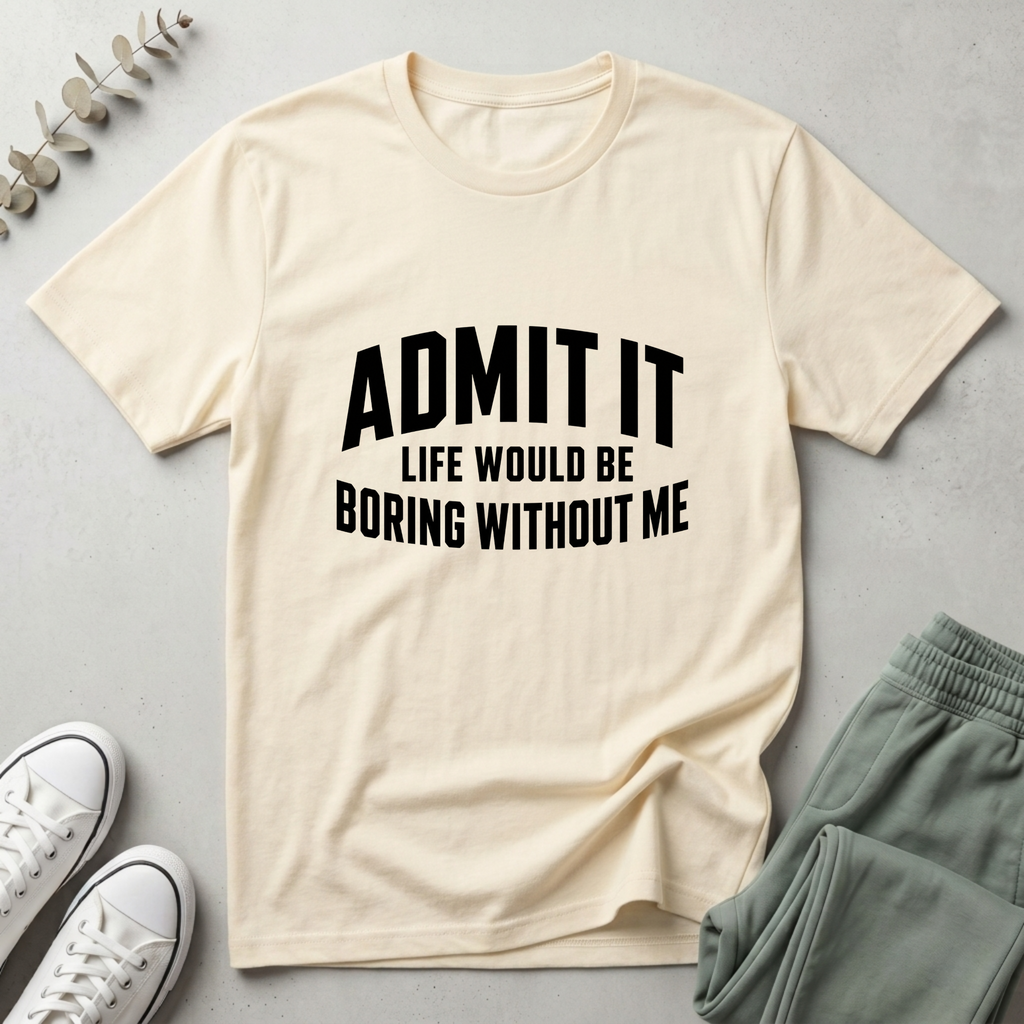 Life Boring Without Me T-Shirt