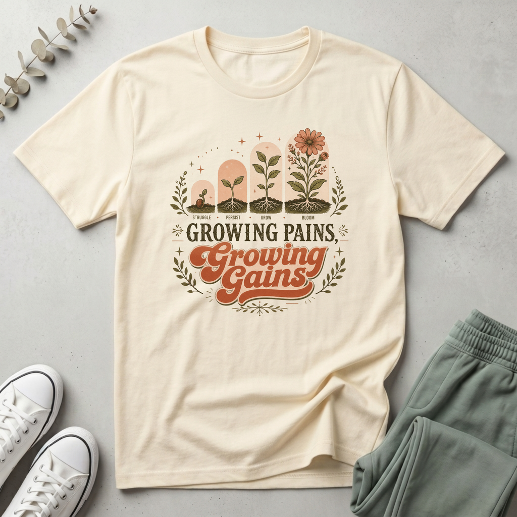 Growing Pains Growing Gains T-Shirt