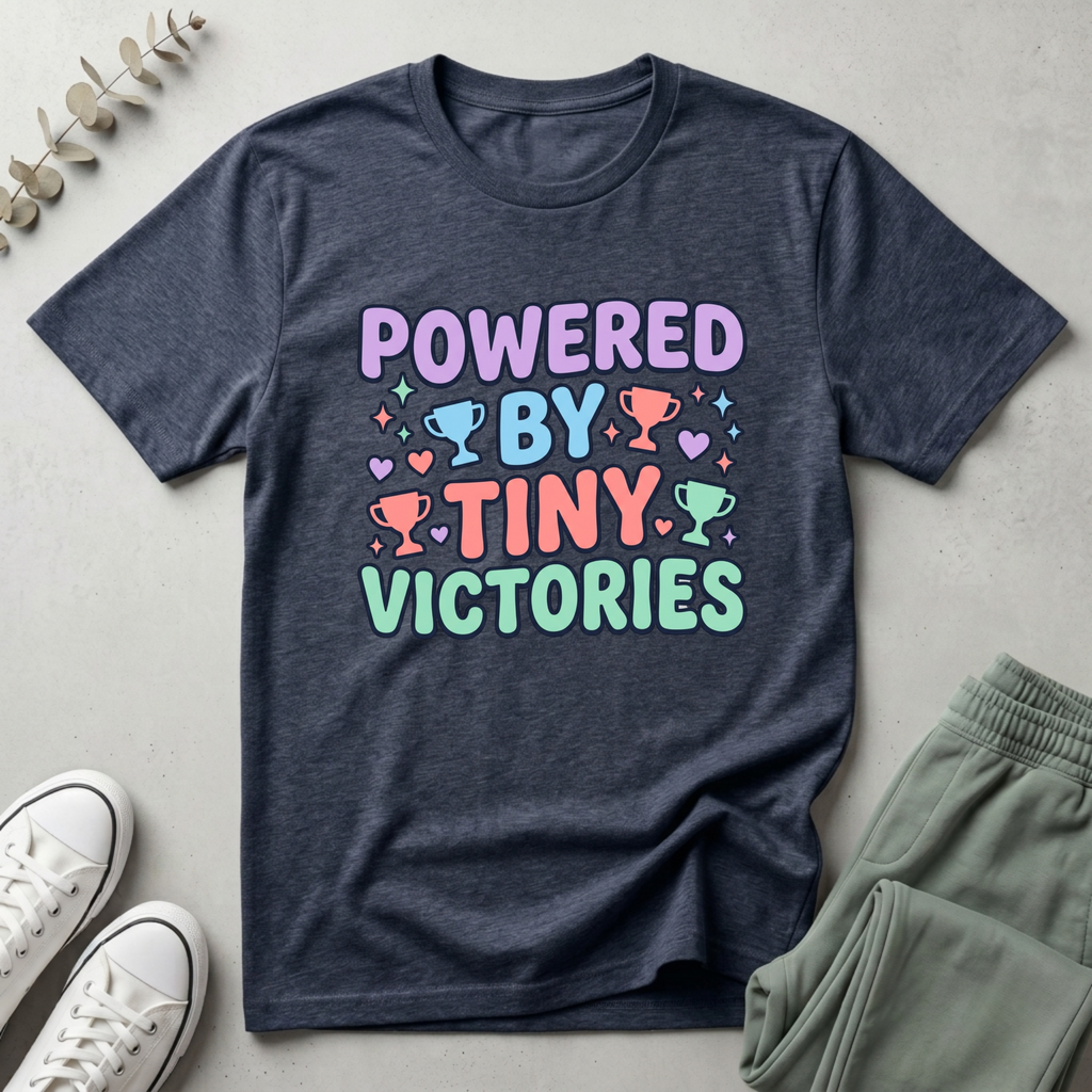 Powered By Tiny Vicroties T-Shirt