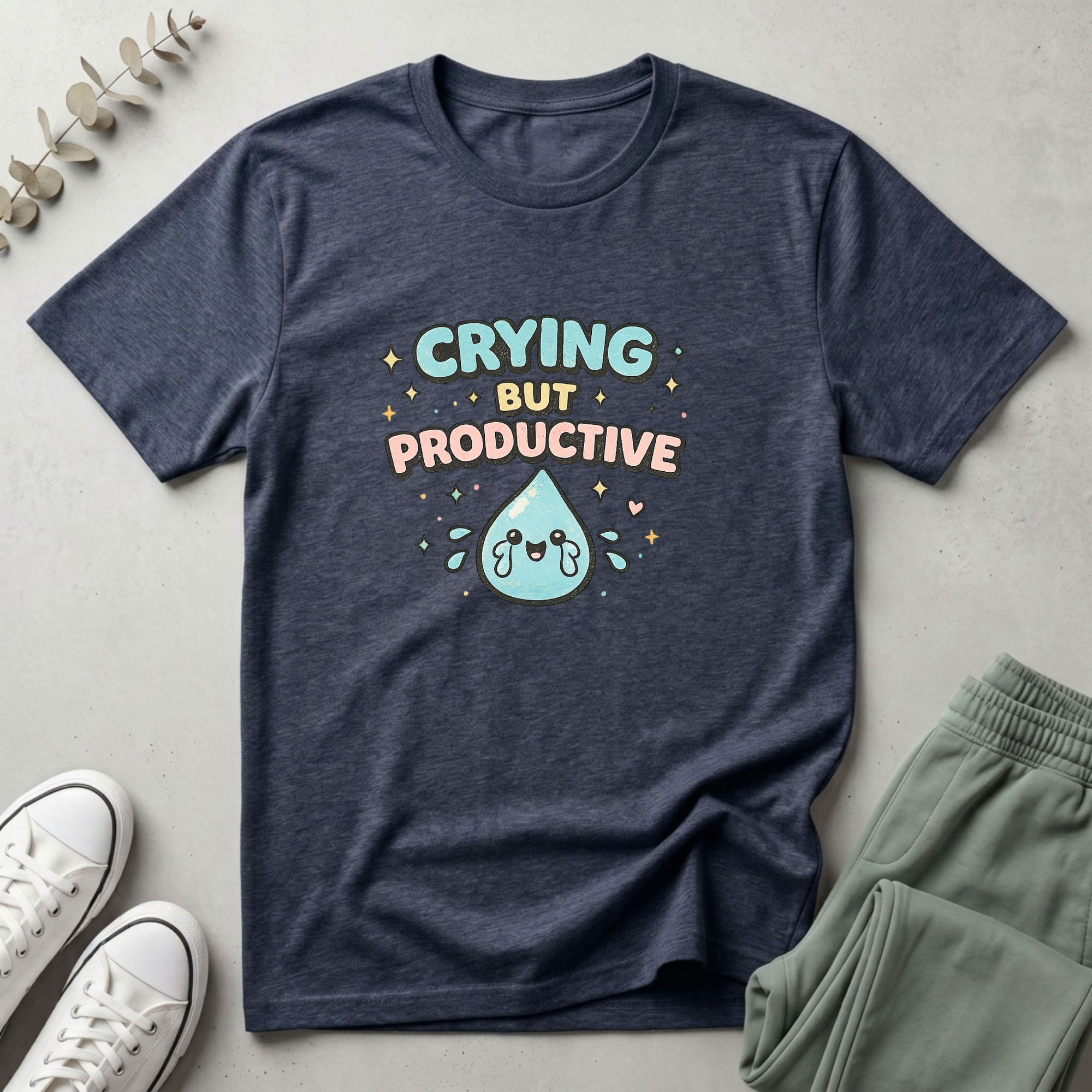 Crying But Productive T-Shirt
