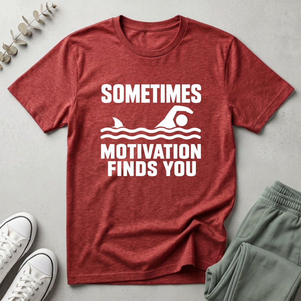 Sometimes Motivation Finds You T-Shirt