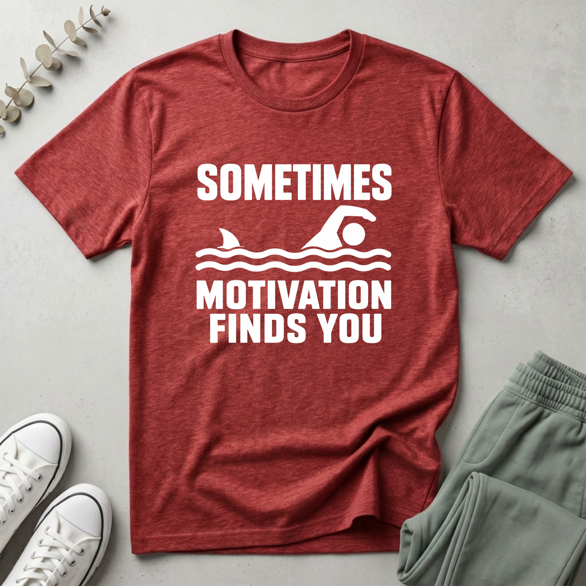 Sometimes Motivation Finds You T-Shirt