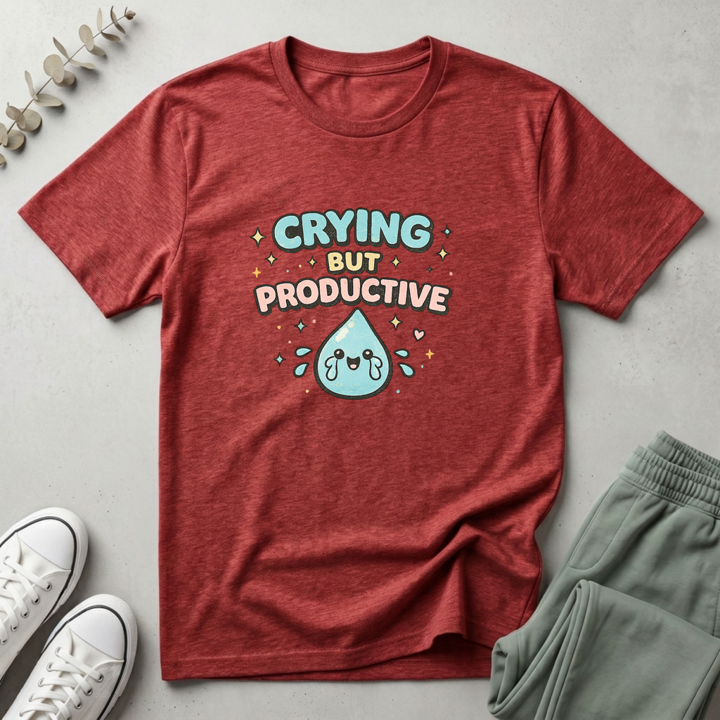 Crying But Productive T-Shirt