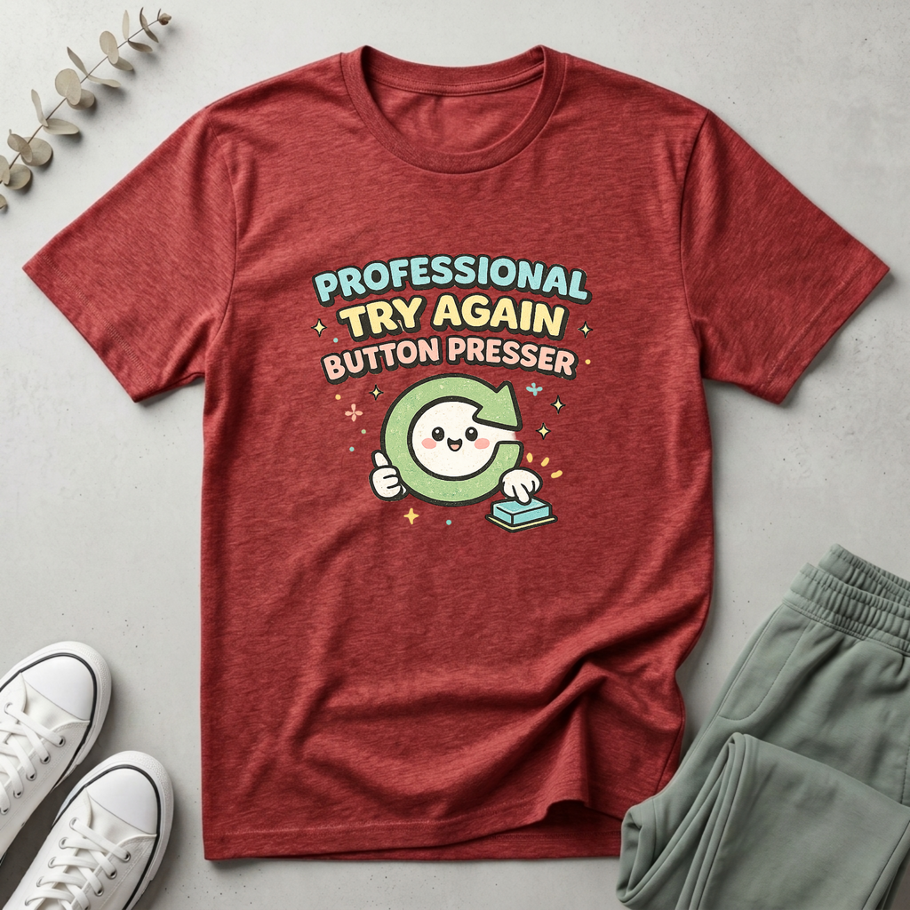Try Again Button Presser T-Shirt