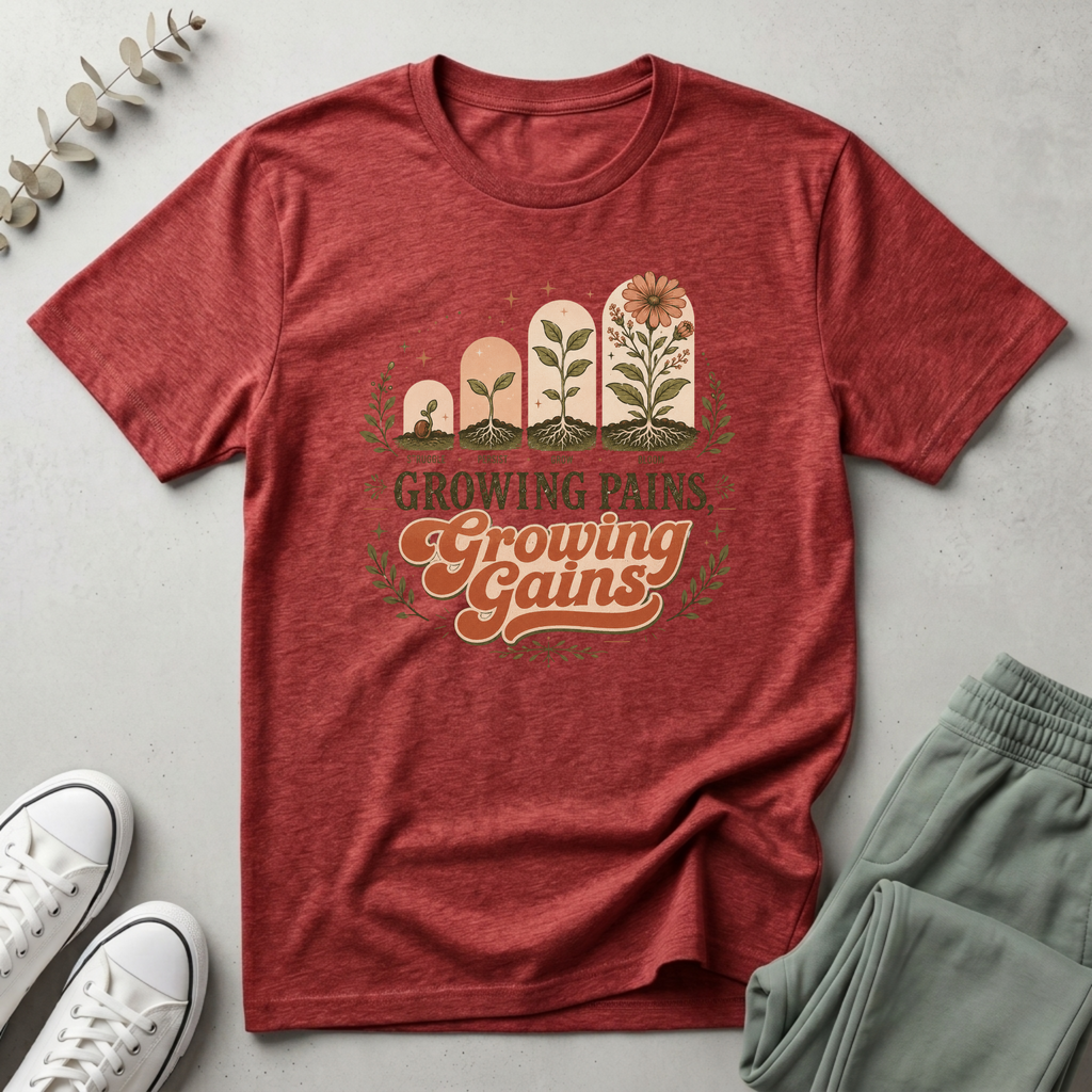 Growing Pains Growing Gains T-Shirt
