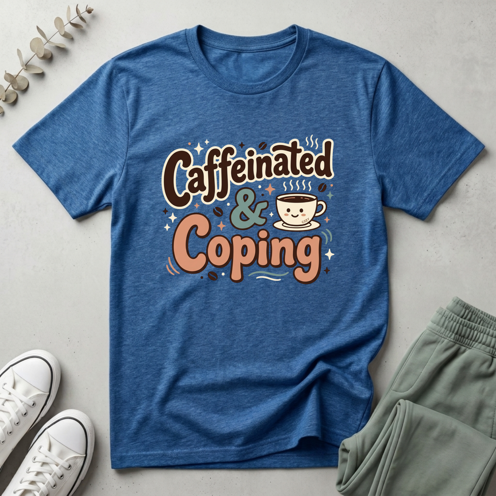 Caffeinated & Coping T-Shirt