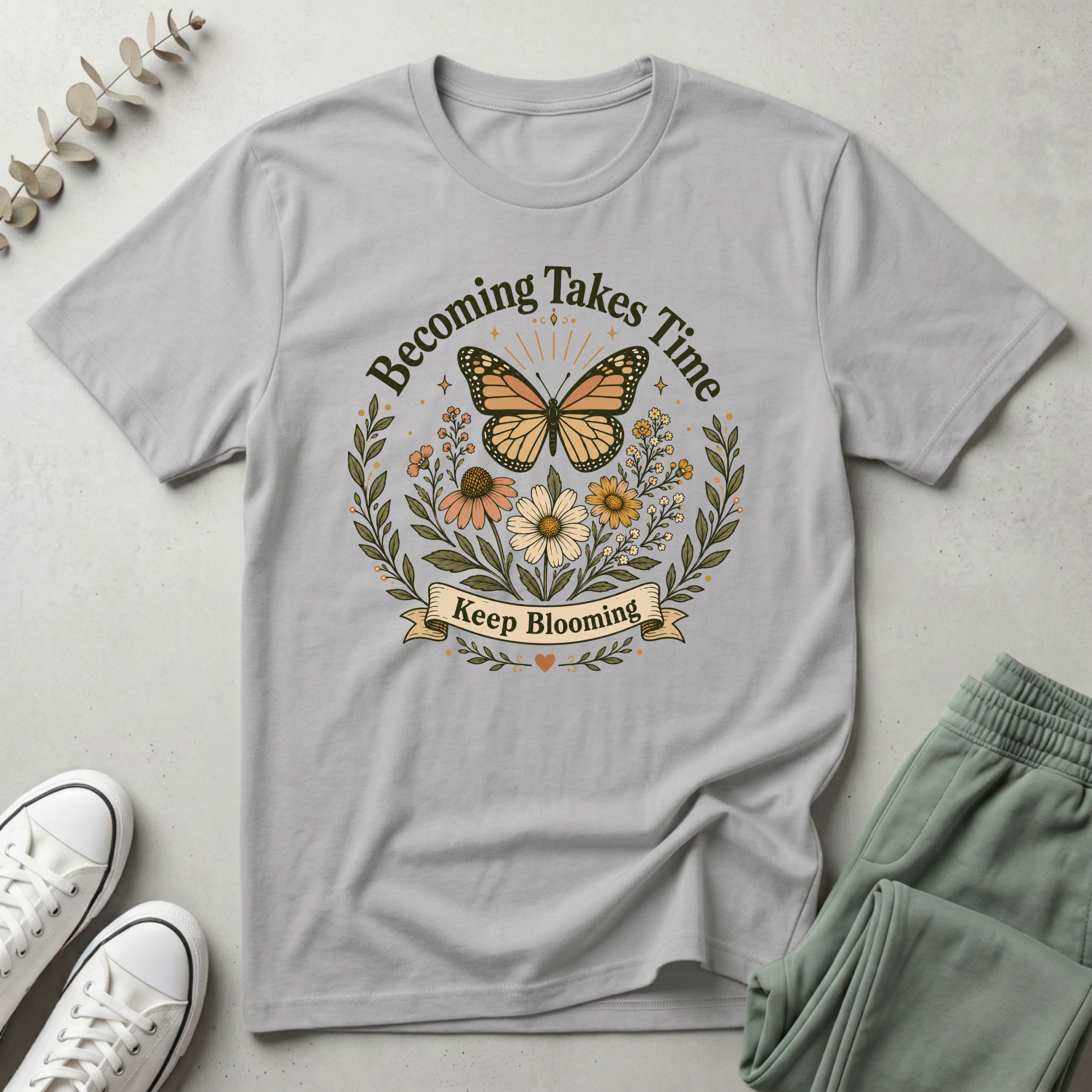 Becoming Takes Time T-Shirt