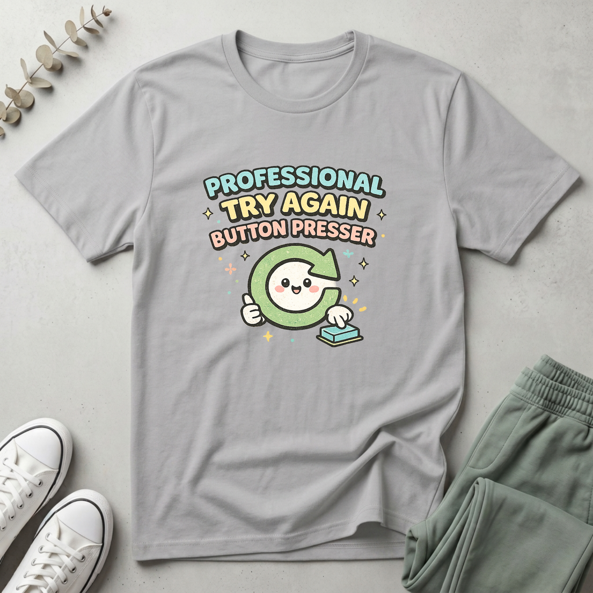 Try Again Button Presser T-Shirt