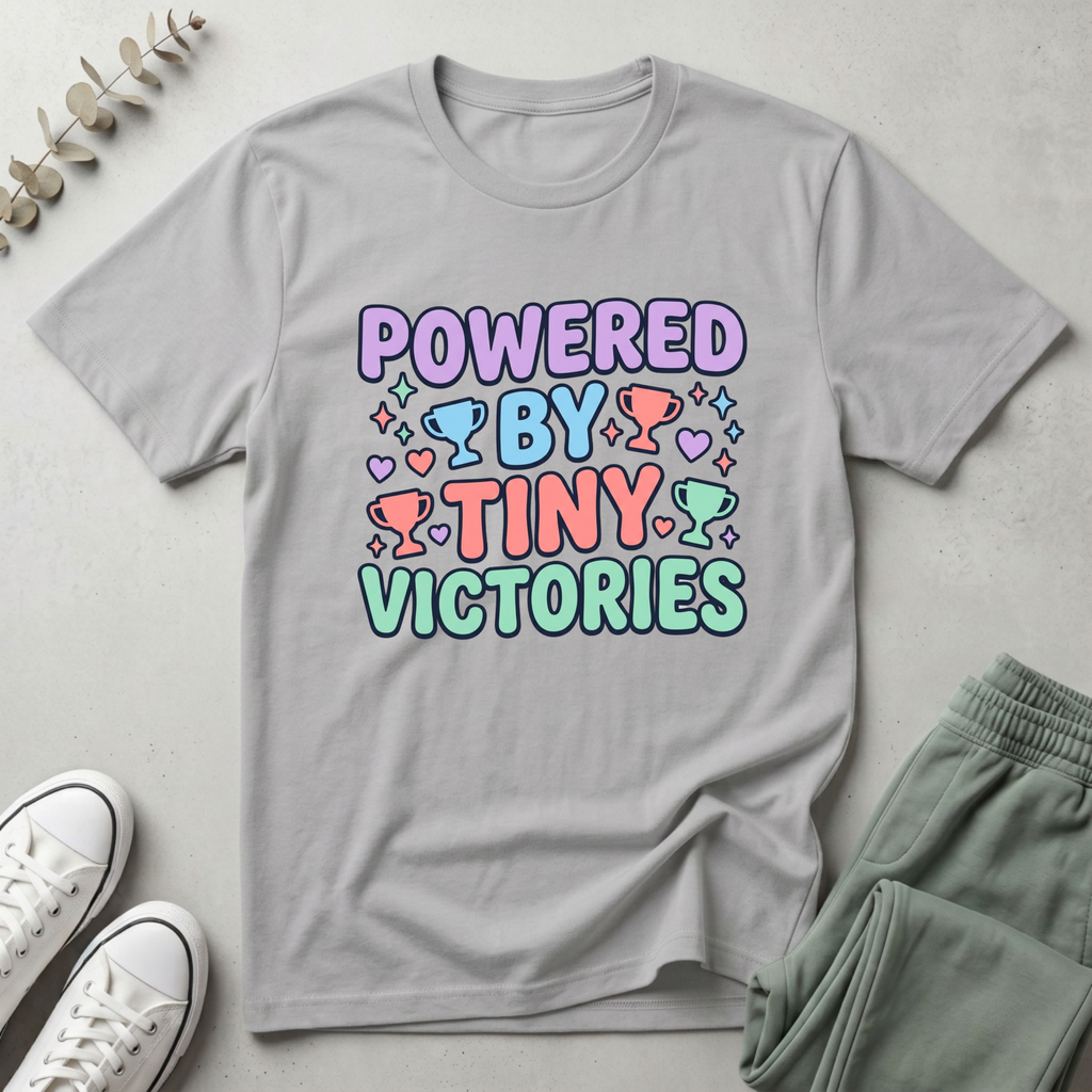 Powered By Tiny Vicroties T-Shirt