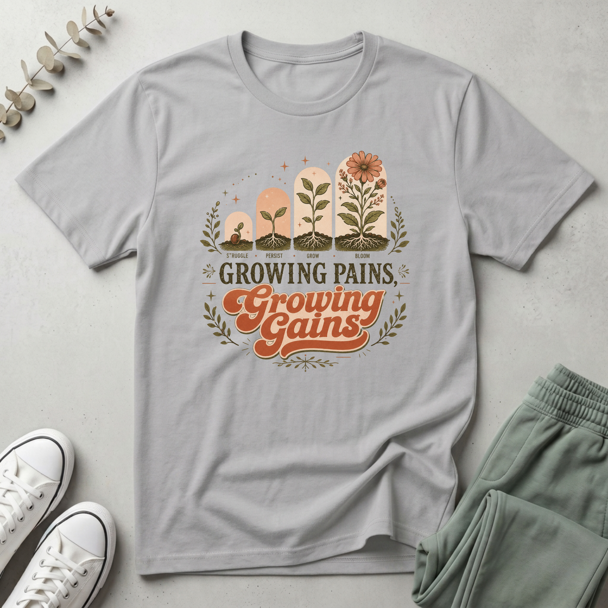Growing Pains Growing Gains T-Shirt