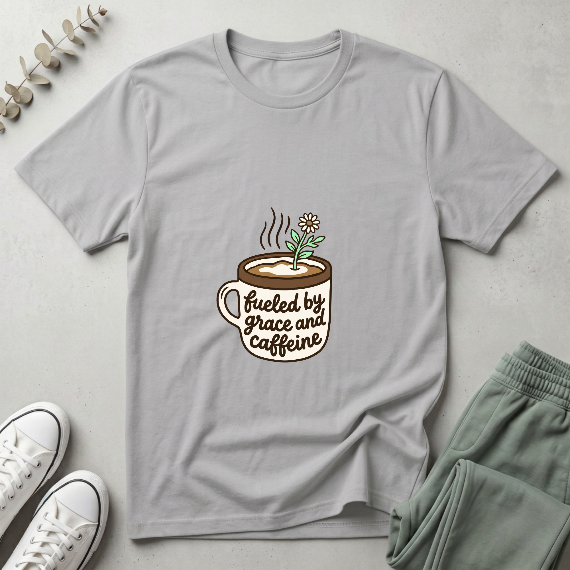 Fueled By Grace And Caffeine T-Shirt