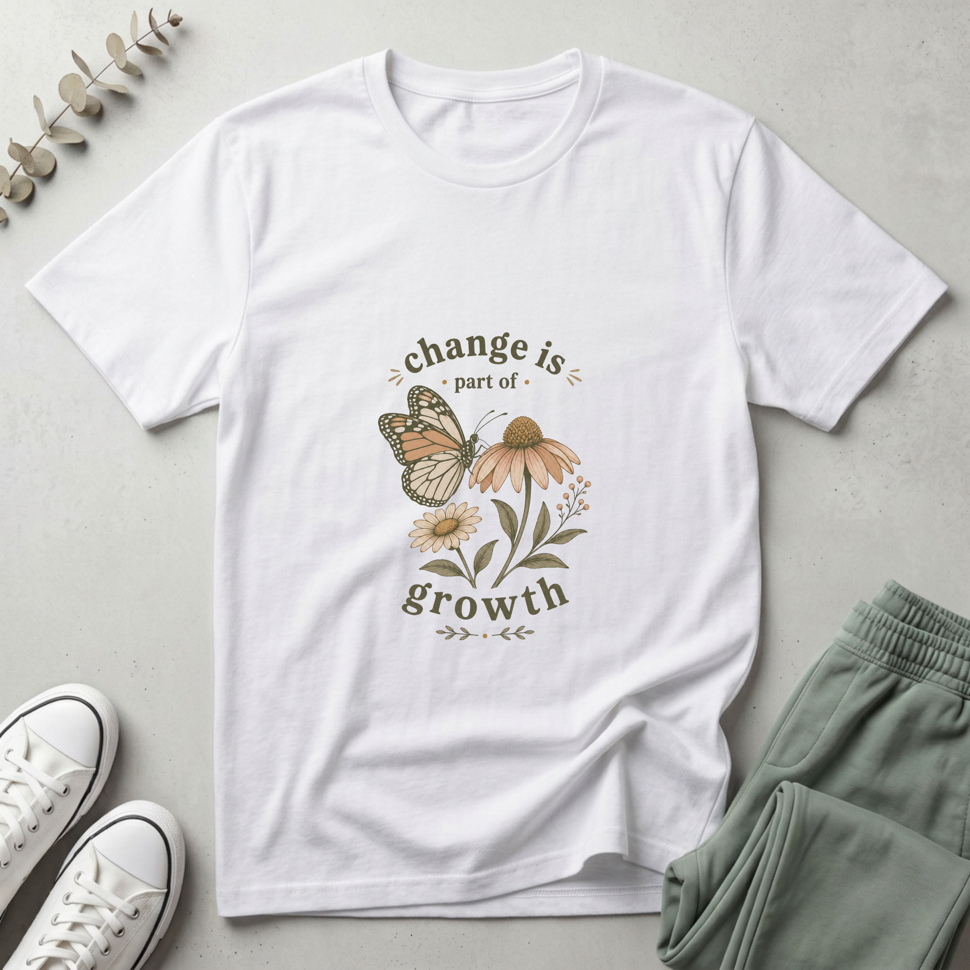 Change Is Part Of Growth T-Shirt
