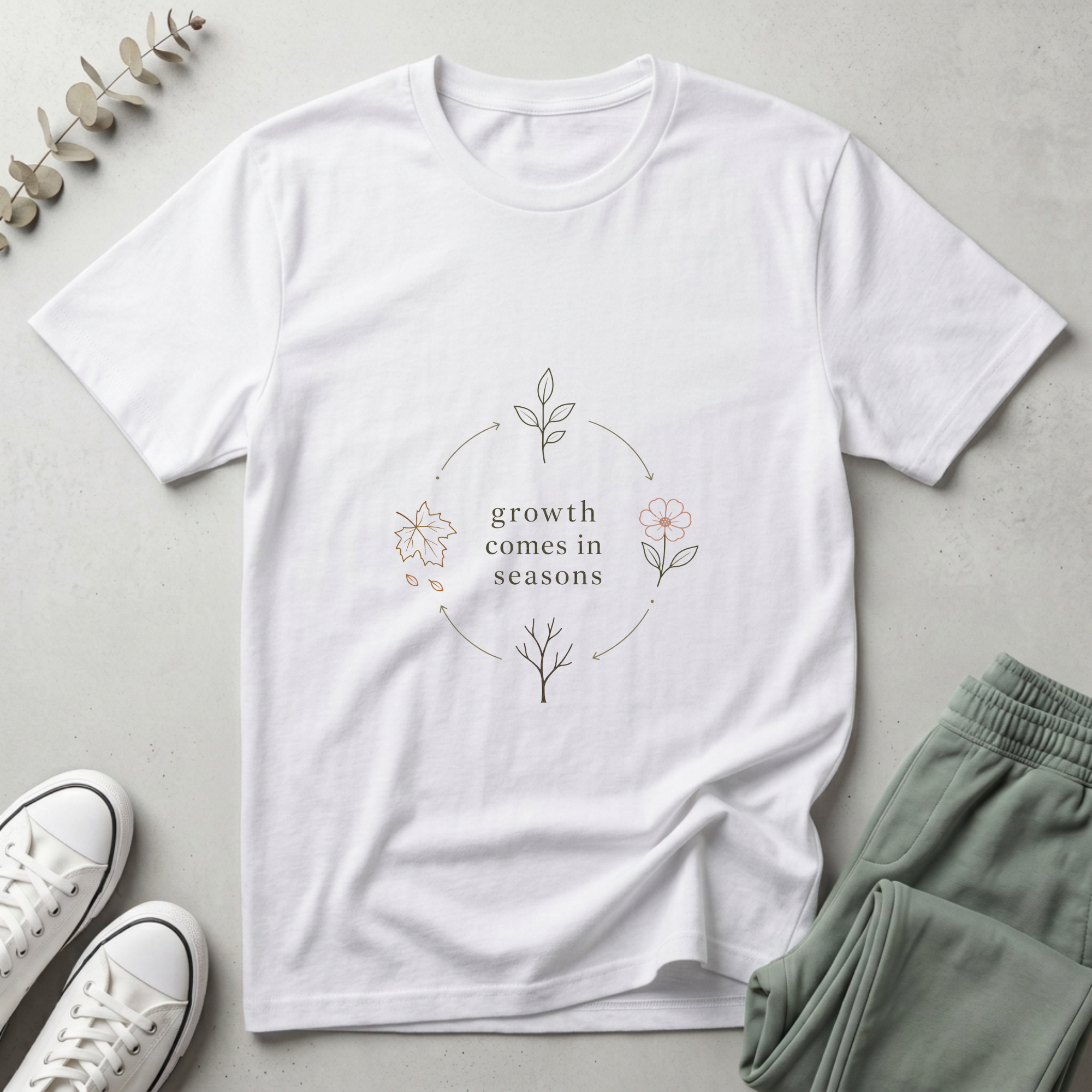 Growth Comes In Seasons T-Shirt