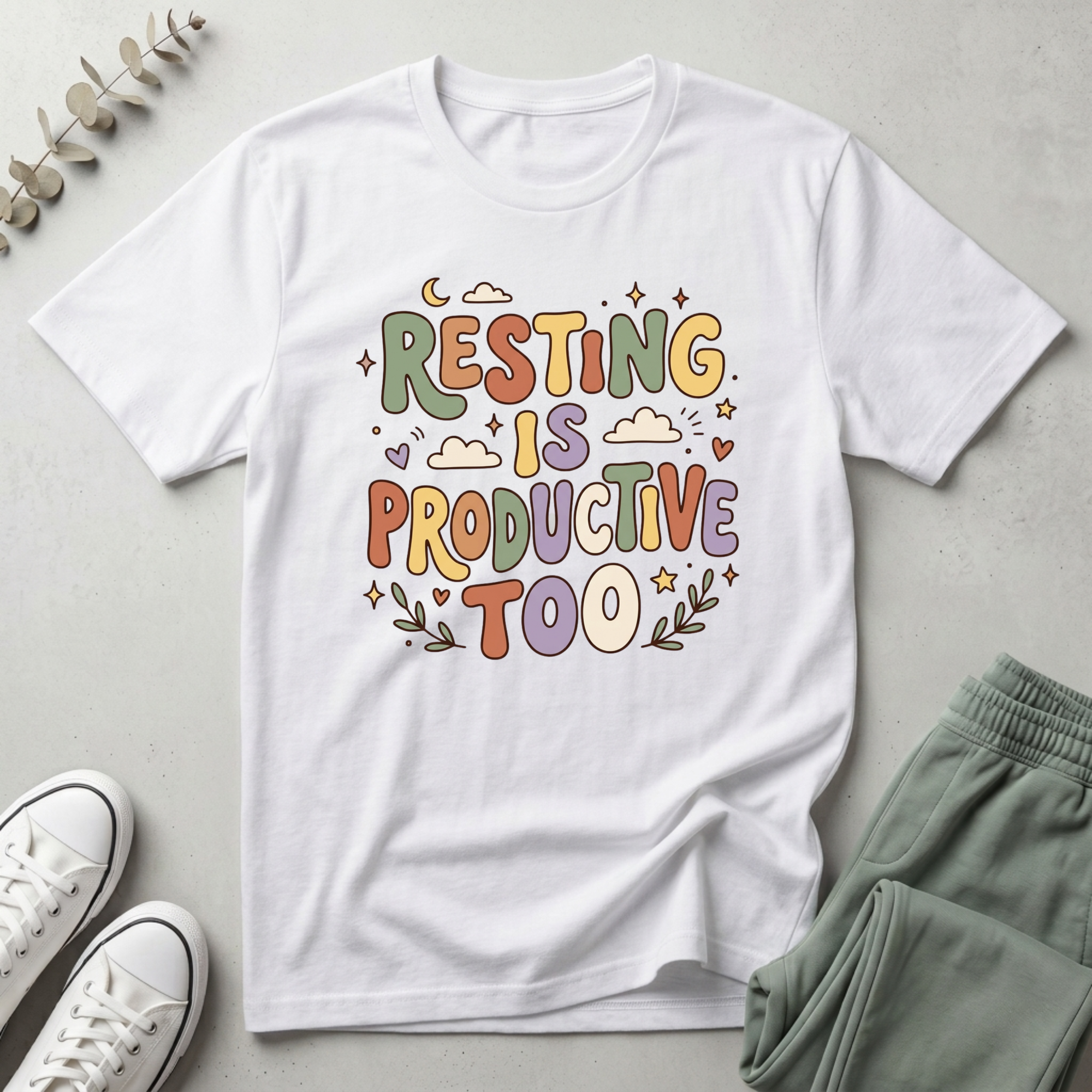 Resting Is Productive Too T-Shirt