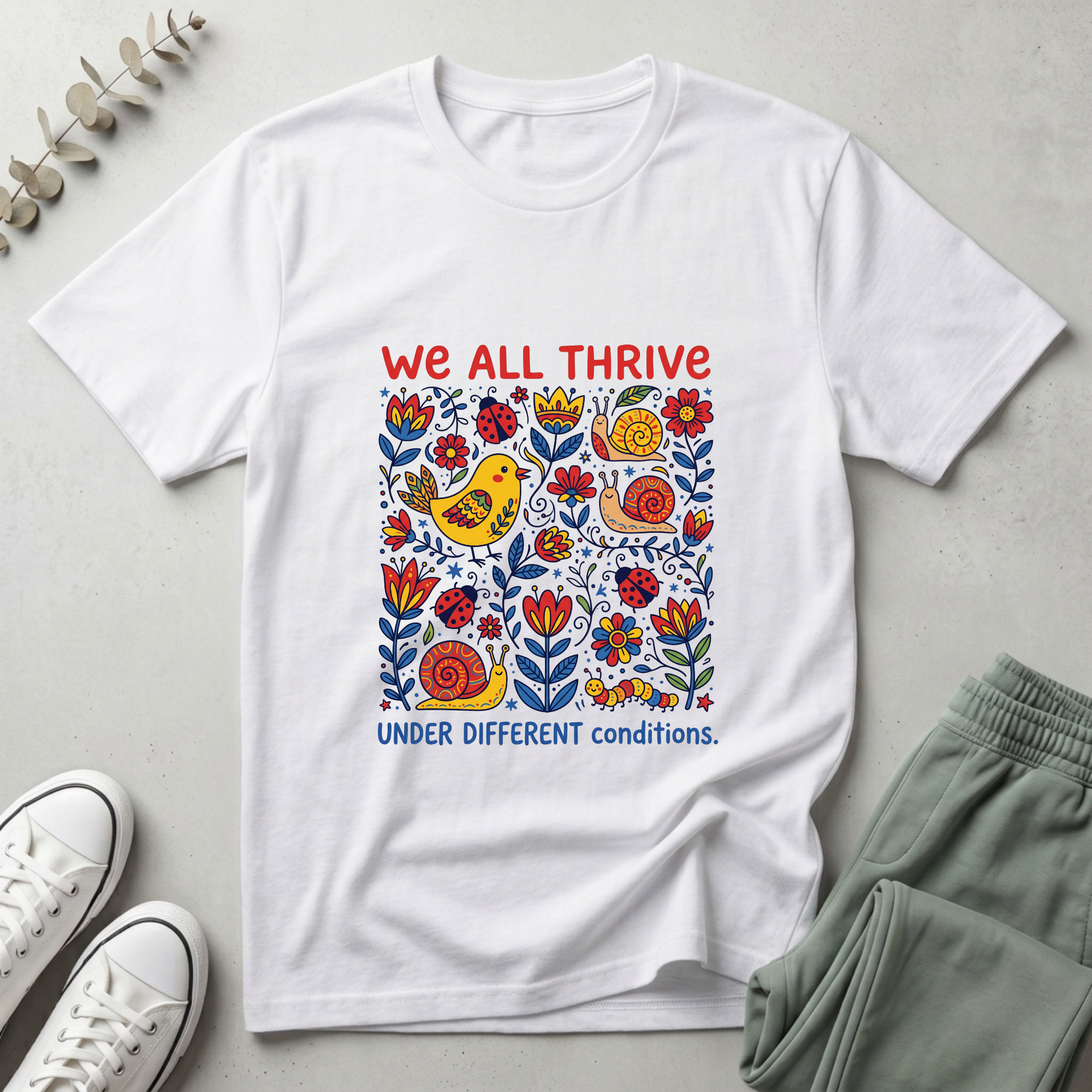 We All Thrive Under Different Conditions T-Shirt