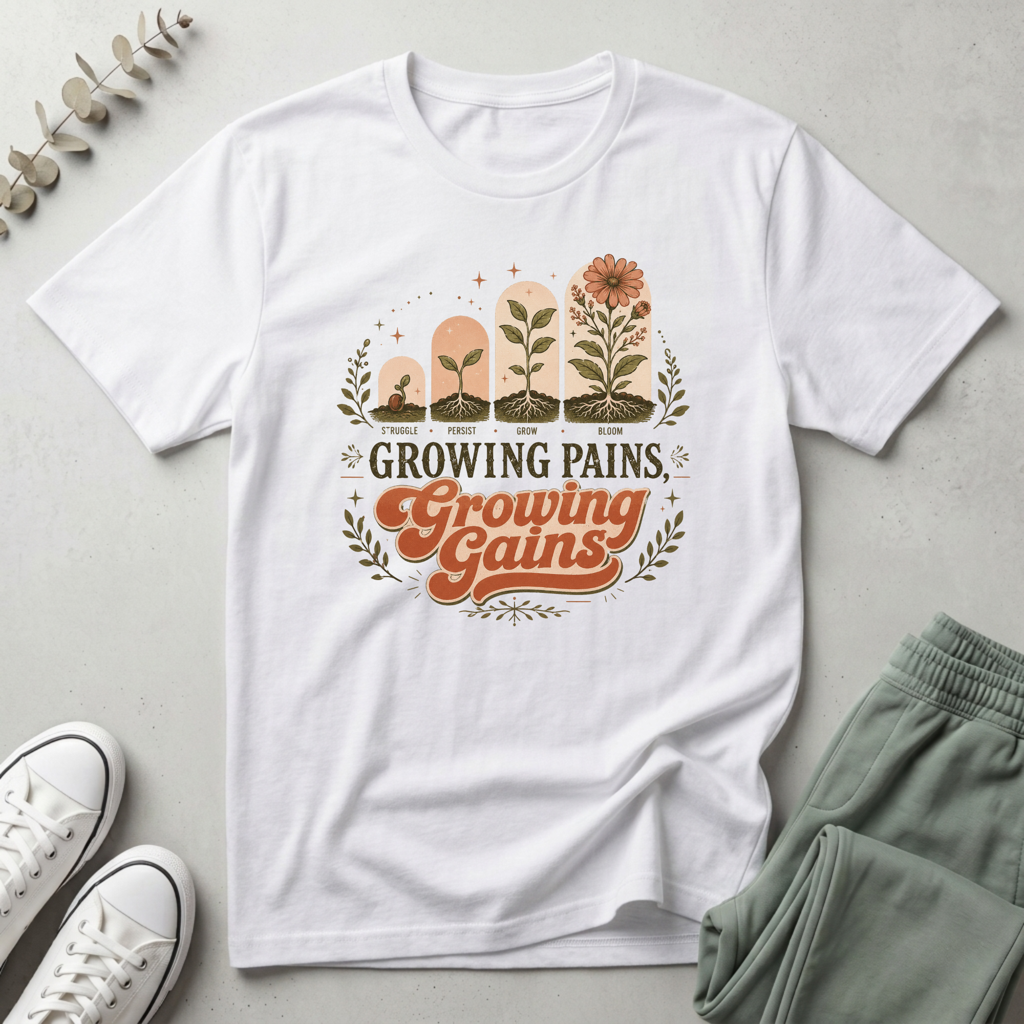 Growing Pains Growing Gains T-Shirt