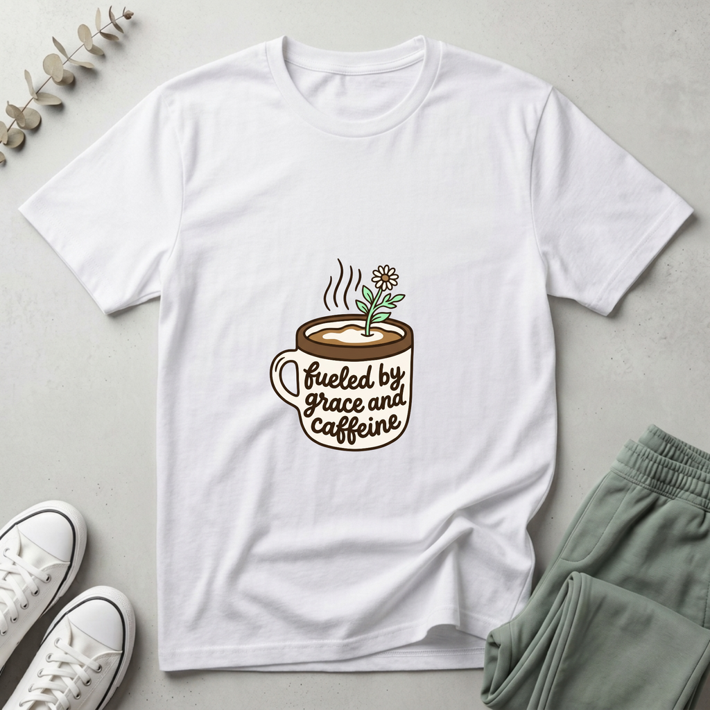Fueled By Grace And Caffeine T-Shirt